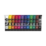 Gouache COLOR'PEPS, en tube, étui en plastique de 12 MAPED