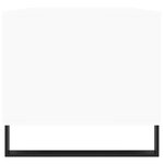 vidaXL Table basse Blanc 90x49x45 cm Bois d'ingénierie