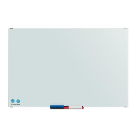 Tableau blanc magnétique verre trempé 60 x 90 x 0 4 cm - La Poste