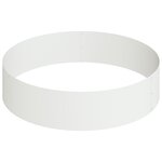 vidaXL Grand pot en métal Acier/Blanc Acier revêtu de poudre Grand
