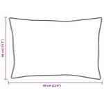 vidaXL Couette d'été avec oreiller 3 pièces Blanc Microfibre