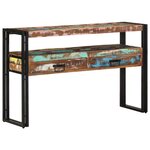 vidaXL Table console 120 x 33 x 75 cm bois de récupération massif