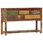 vidaXL Buffet 120x30x75 cm Bois de récupération solide