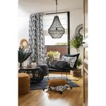 Tapis bouclette - Bleu fumé - 100% coton - 120 x 180 cm - Intérieur