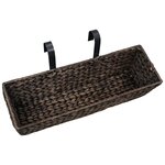 Vidaxl jardinières 2 pièces jacinthe d'eau marron