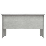 vidaXL Table basse Gris béton 80x50x42 5 cm Bois d'ingénierie