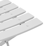 vidaXL Chaises de jardin pliantes   2 pièces en acier blanc