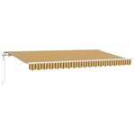 vidaXL Auvent Rétractable Multicolore 400 x 200 cm