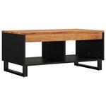 vidaXL Table basse 90x50x40 cm bois d'acacia massif