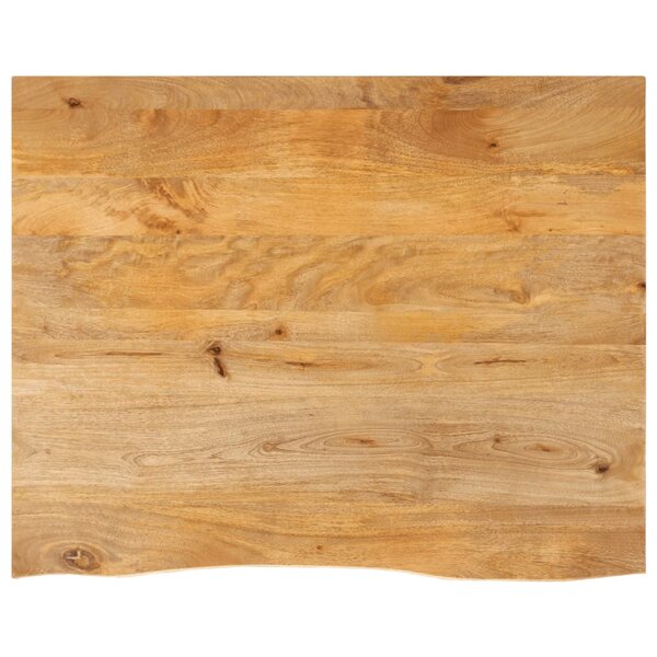 vidaXL Dessus de table à bord vivant 90x80x2 5 cm bois massif manguier