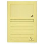 Paquet De 40 + 10 Chemises À Fenêtre Super 160g/m2 - 22x31cm - Couleurs Assorties - X 8 - Exacompta