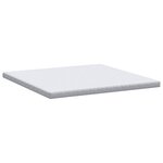 vidaXL Matelas avec Couche de Coco Blanc 200 x 200 cm Mousse PU
