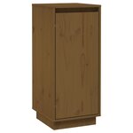 vidaXL Buffets 2 Pièces Marron miel 31 5x34x75 cm Bois massif de pin