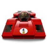 Lego 76906 speed champions 1970 ferrari 512 m modele réduit de voiture de course  jouet de construction pour enfants