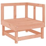 vidaXL Salon de jardin 11 Pièces bois massif douglas