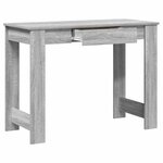 vidaXL Bureau sonoma gris 100x45x75 cm bois d'ingénierie