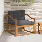 vidaXL Sofa de milieu extérieur Naturel