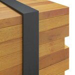 vidaXL Table basse Marron 60 x 60 x 38 cm Bois de teck massif