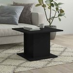 vidaXL Table basse noir 55 5x55 5x40 cm bois d'ingénierie