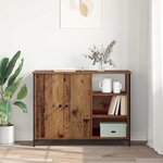 vidaXL Buffet Bois Ancien 100 x 33 x 75 cm Bois d'ingénierie