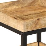 vidaXL Table d'appoint 35x35x45 cm Bois massif de manguier