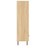 vidaXL Buffet haut chêne sonoma 69 5x31x115 cm bois d'ingénierie
