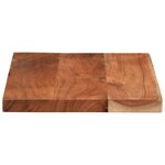 vidaXL Dessus de table 50x30x3 8 cm rectangulaire bois massif d'acacia