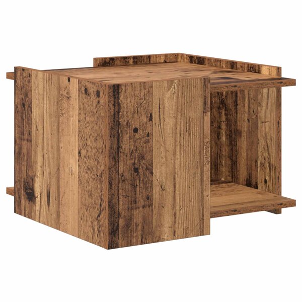 vidaXL Table basse Bois ancien 50 5 x 50 x 33 cm Bois d'ingénierie