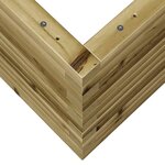 vidaXL Jardinière 90x40x45 5 cm bois de pin imprégné