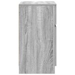 vidaXL Tables de chevet 2 Pièces sonoma gris 39x35x65cm bois d'ingénierie