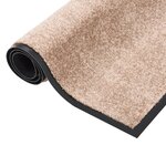 vidaXL Paillasson Beige 80x120 cm