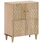 vidaXL Armoire latérale 60x33x75 cm bois massif de manguier