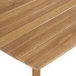 vidaXL Ensemble à manger d'extérieur 5 Pièces Bois d'acacia solide