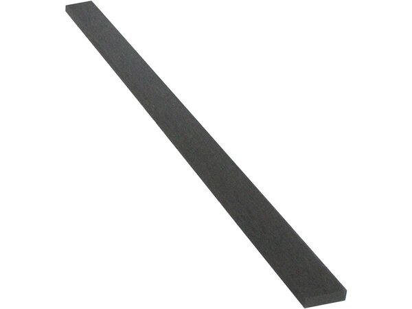 Lot de 2 profilés de finition en composite - Long : 2 4m - Gris foncé