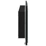 vidaXL Miroir Chêne noir 90 x 8.5 x 37 cm Bois d'ingénierie