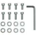 vidaXL Pédale Pivotante à 360 Degrés Argent 21 5 x 14 x 6 cm Acier