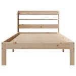 vidaXL Cadre de lit avec tête de lit sans matelas 100x200 cm