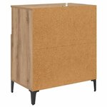 vidaXL Buffets 2 Pièces Chêne artisanal 60 x 35 x 70 cm Bois d'ingénierie