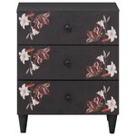 vidaXL Table de chevet avec tiroir Multicolore 50 x 33 x 60 cm