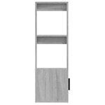 vidaXL Buffet Sonoma gris 80x30x90 cm Bois d'ingénierie