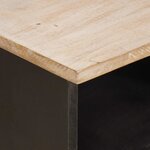 vidaXL Meuble TV avec tiroir Finition Lavage Blanc 70 x 33 x 46 cm