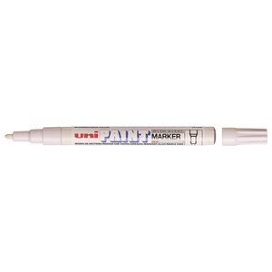 Marqueur PAINT Marker PX21 Pointe conique fine 0 8 - 1 2mm Blanc x 12 UNI-BALL