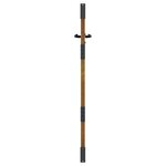 vidaXL Portail de jardin 85x125 cm acier corten design de bambou