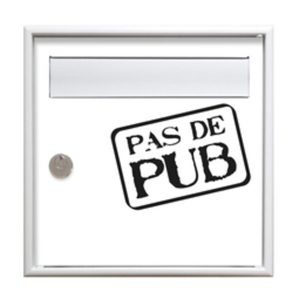 Boîte aux lettres STYLIS Double Face normalisée - Pub/Tampon - Decayeux