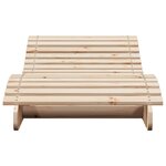 vidaXL Chaise longue 205x70x31 5 cm bois massif de pin