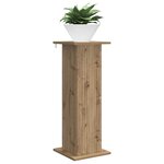vidaXL Support de Plante 2 pièces Chêne artisanal 30 5 x 30 x 80 5 cm