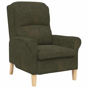 vidaXL fauteuil Vert armée 76 x 94 x 102 cm Cuir synthétique