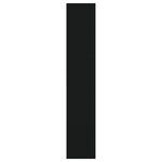 vidaXL Armoire à chaussures noir 54 x 34 x 183 cm bois d'ingénierie