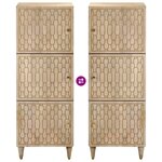 vidaXL Buffet 40x33x110 cm bois de manguier massif