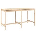 vidaXL Ensemble de bar de jardin 9 Pièces Bois de pin massif